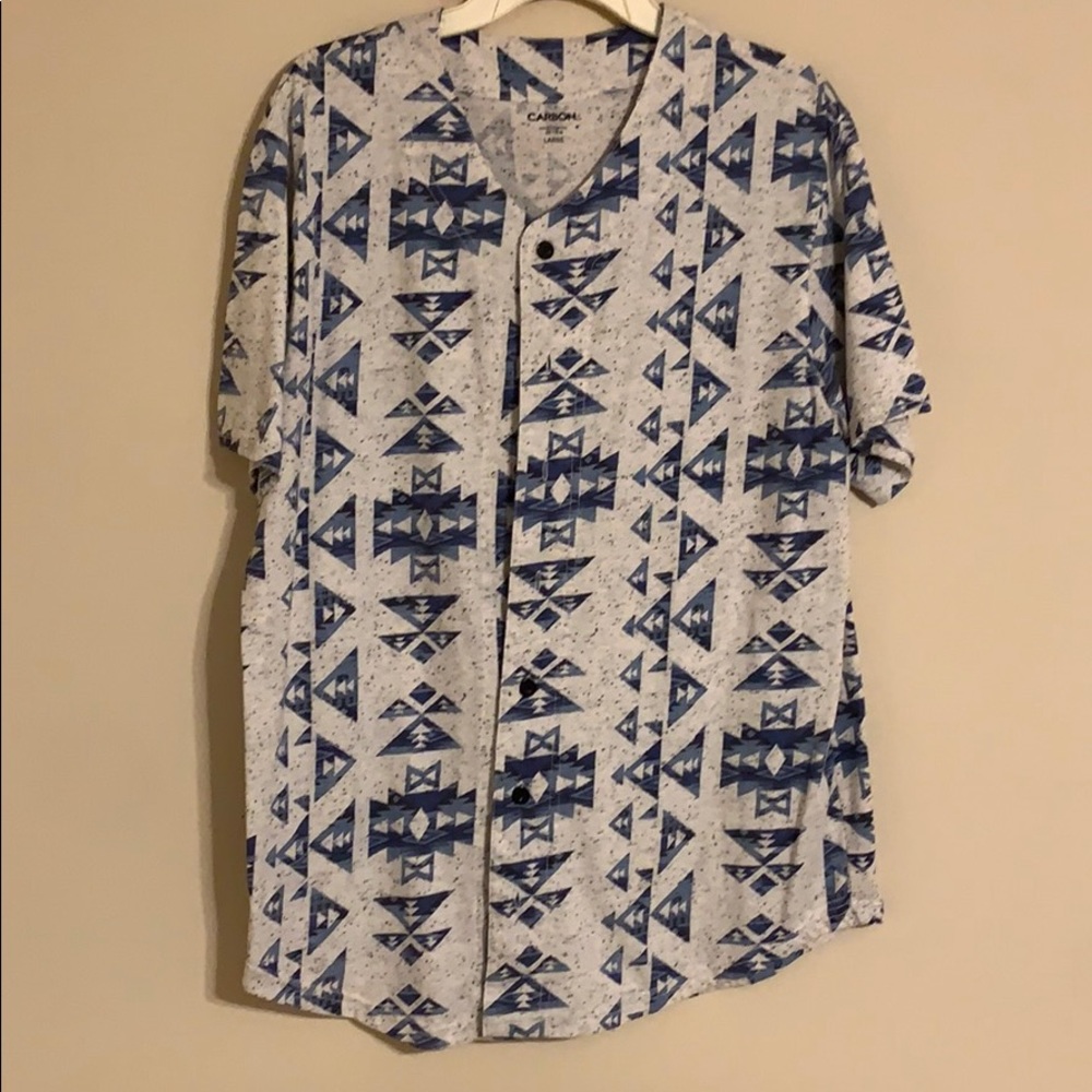 Button down casual dress shirt